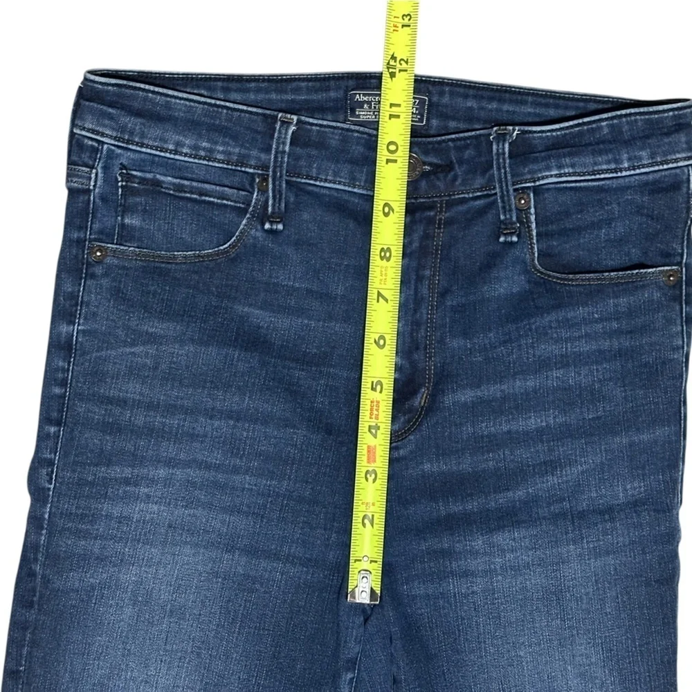 Abercrombie & Fitch Simone High Rise Super Skinny Jeans Dark Wash Size 27/4R